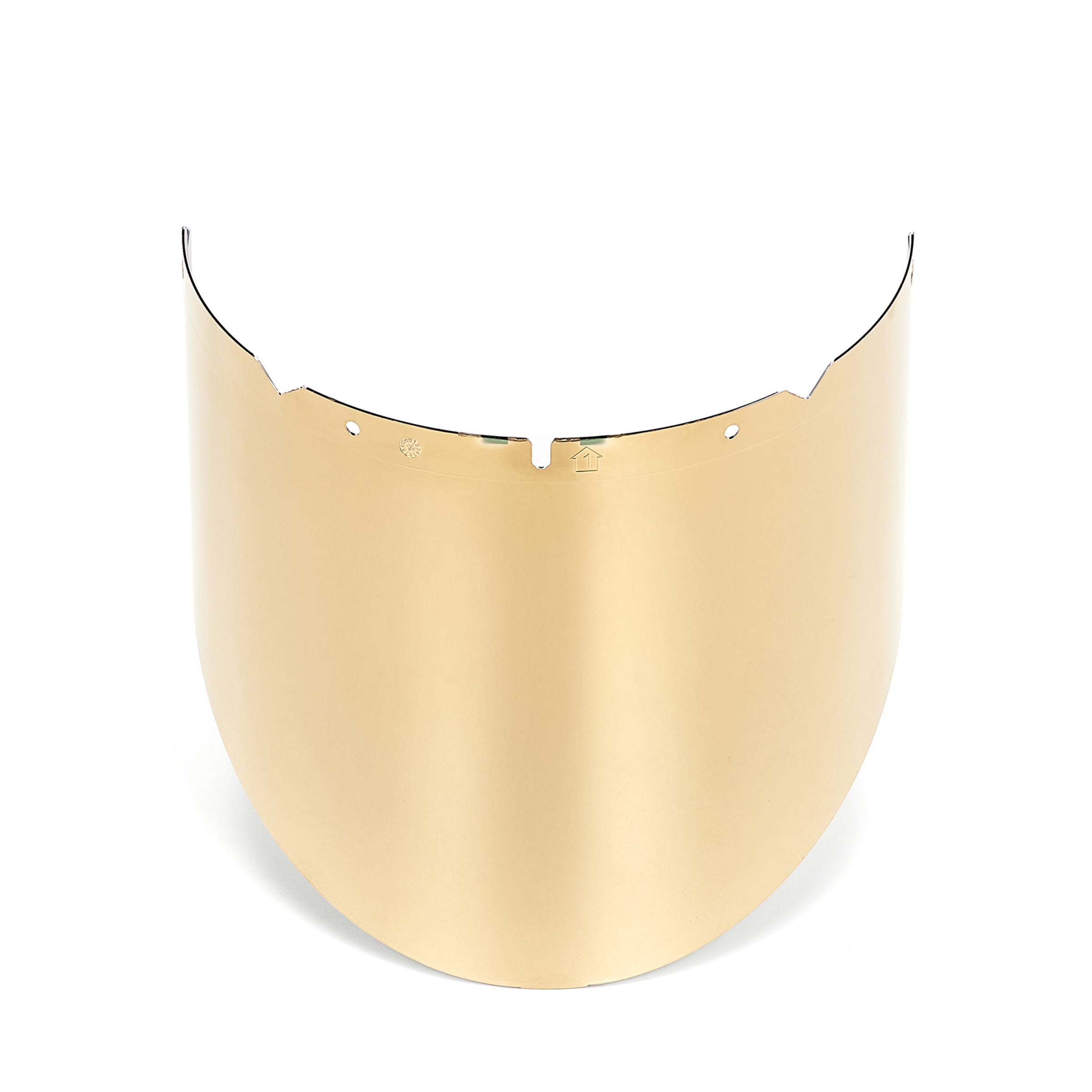 V-Gard Visor, PC, Green Tint w/ Reflective Coating, Molded, 9.5”x17.75”x .07”
